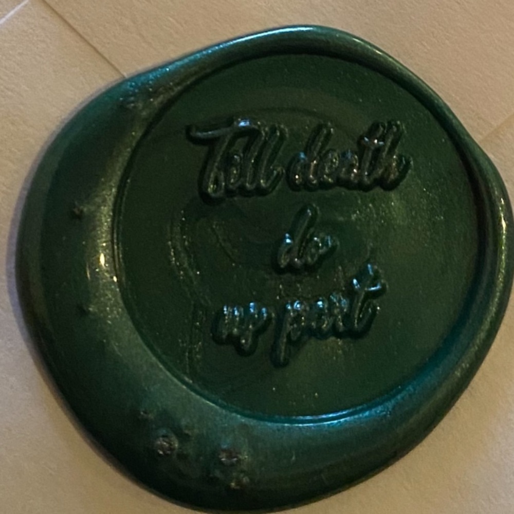 “Till Death Do Us Part” Wedding Wax Seal